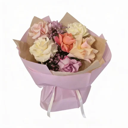 Pastel Harmony Roses – Trandafiri Mix Pastel
